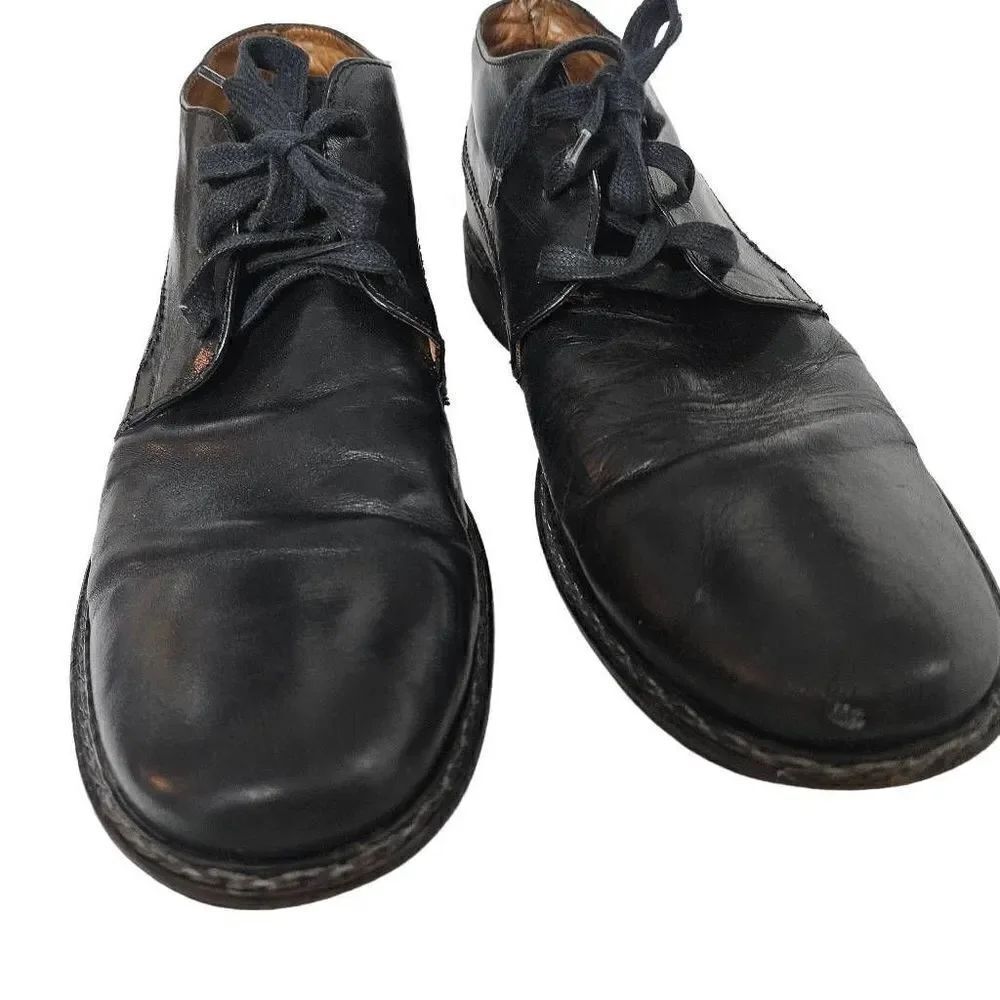 John Varvatos black shoes for men made in Italy